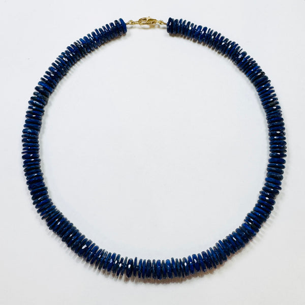 faceted lapis with spacers