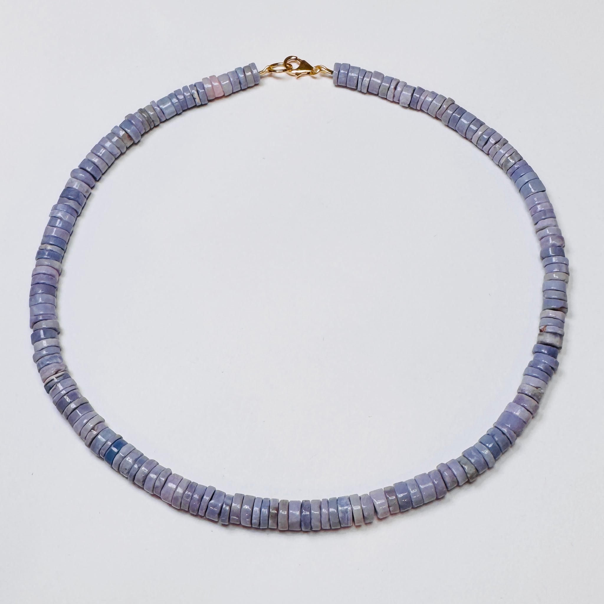 riptide rush opal heishi cut necklace