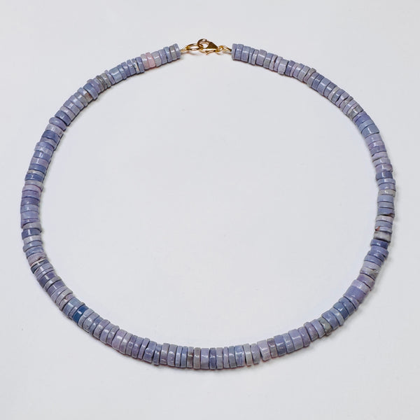 riptide rush opal heishi cut necklace