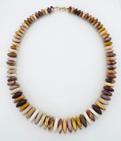 mookaite jasper graduated statement necklace