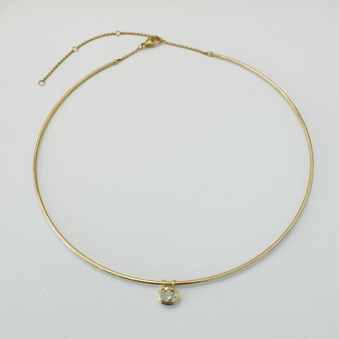 bezel diamond on omega chain