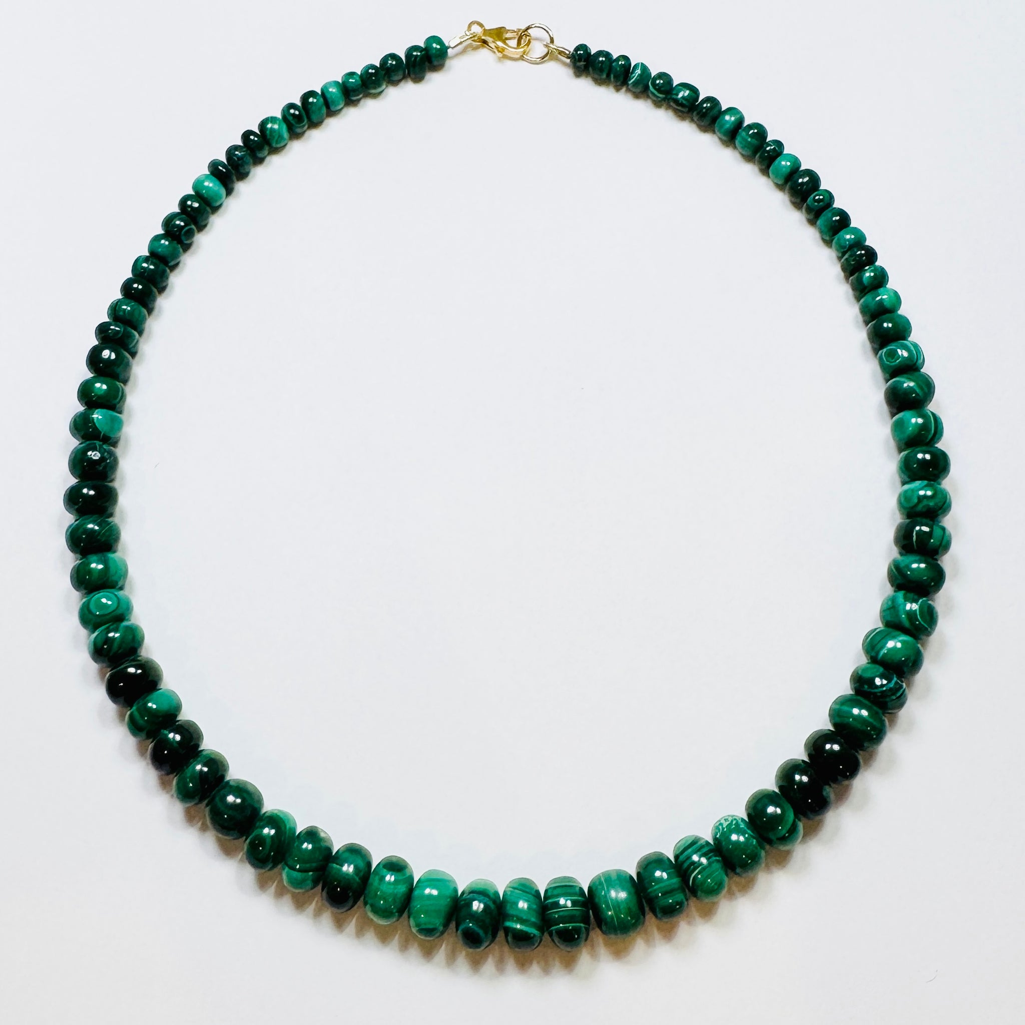 malachite candy necklace