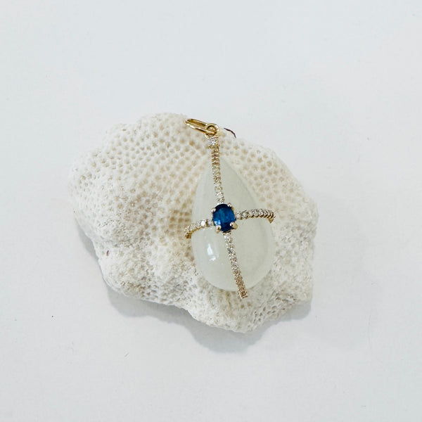 teardrop cage pendant