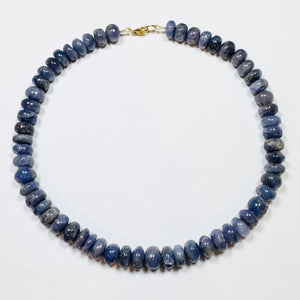 kyanite statement necklace