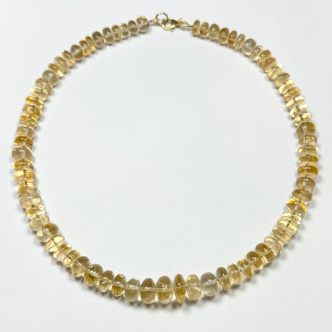 citrine candy necklace