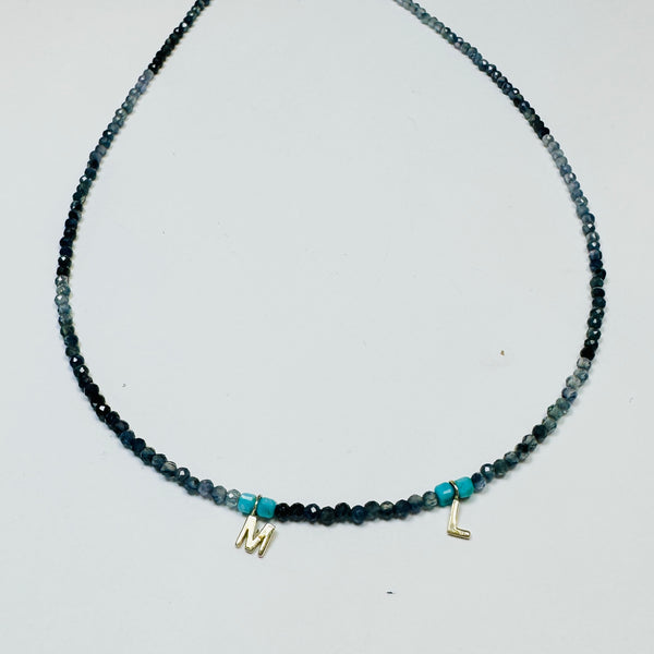 delicate inital necklace