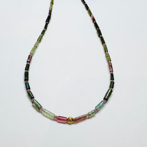 tube tourmaline necklace