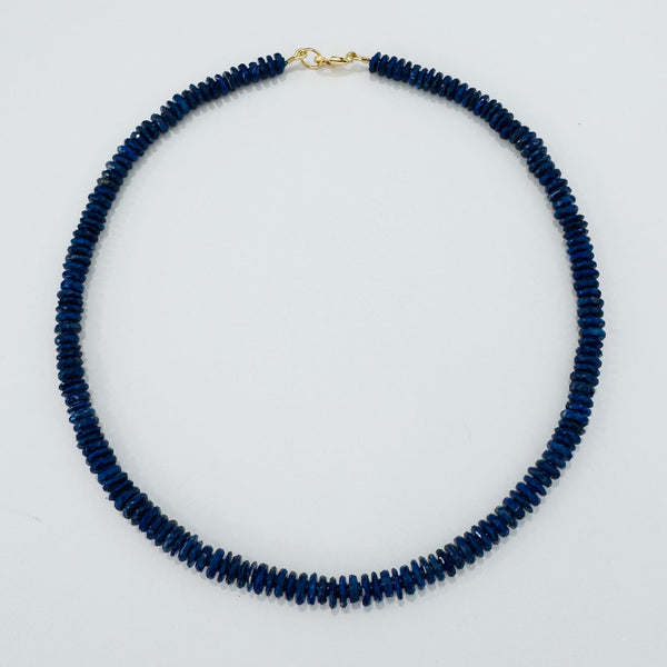 faceted lapis with spacers