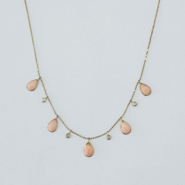 conch fringe necklace
