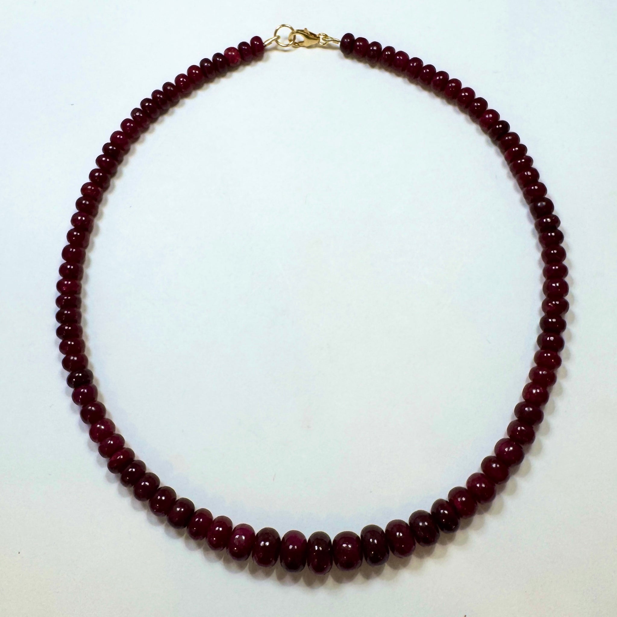 ruby candy necklace
