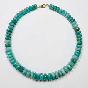 marbled amazonite candy necklace