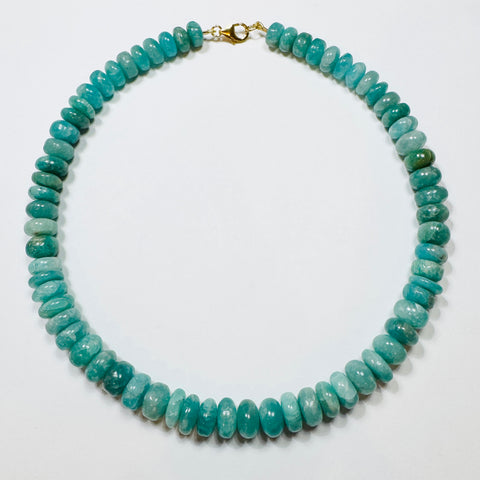 marbled amazonite candy necklace