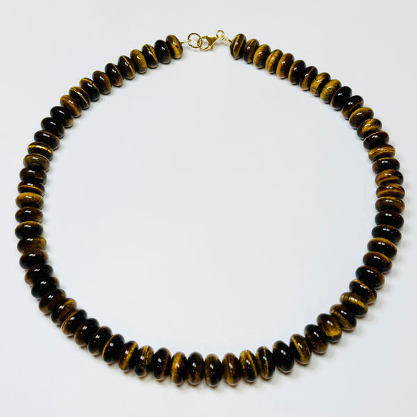 tigers eye candy necklace