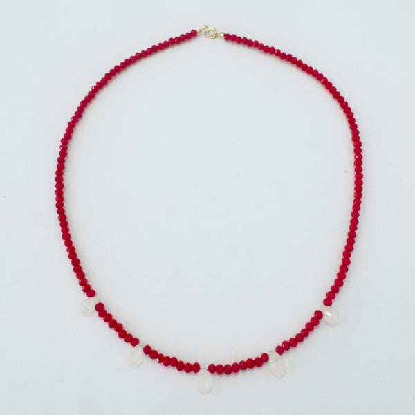 briolette delicate necklace