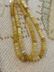 yellow shaded opal candy necklace