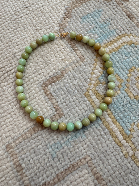 imperial jasper gumball candy necklace