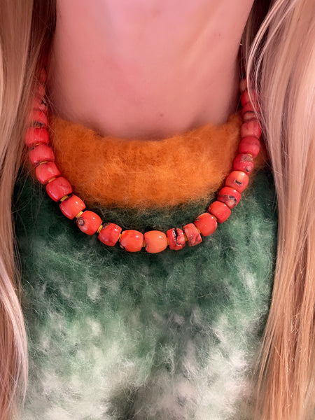 coral candy necklace