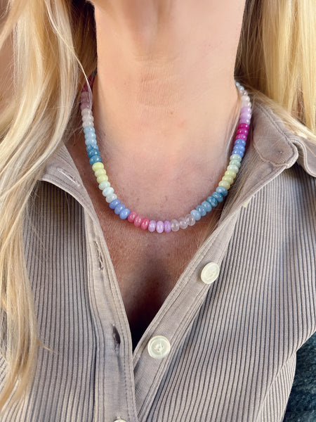 pastel rainbow kitten surprise candy necklace