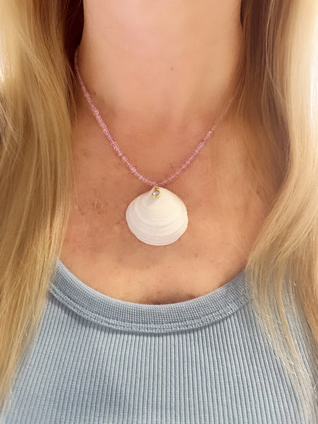 Bahamian clam shell necklace