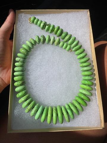 mint green turquoise statement necklace