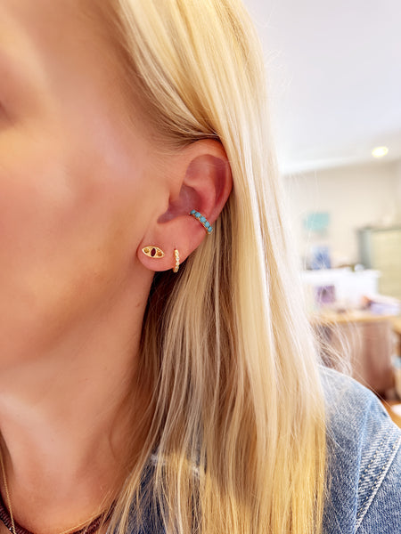 turquoise ear cuff