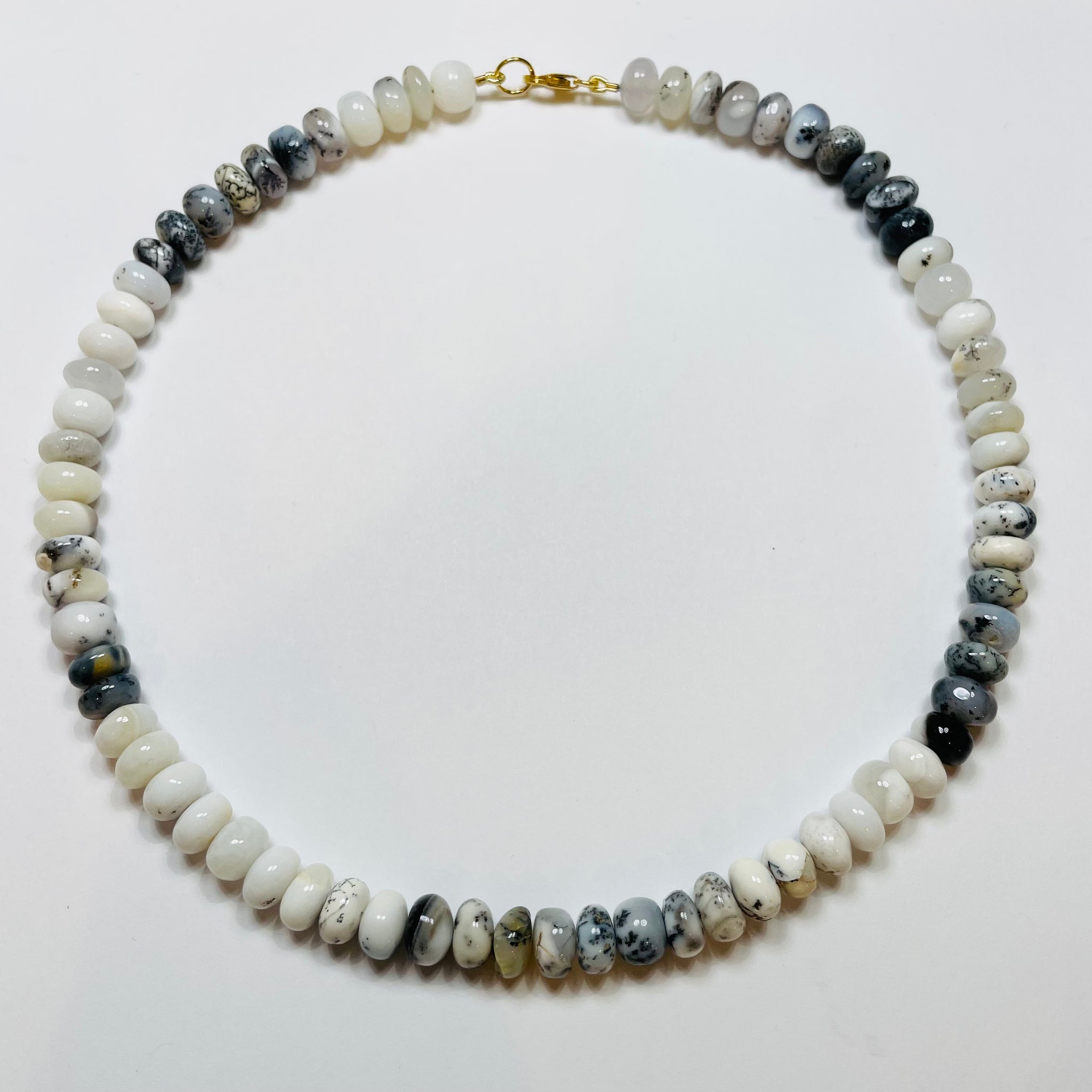 cookies and cream opal candy necklace