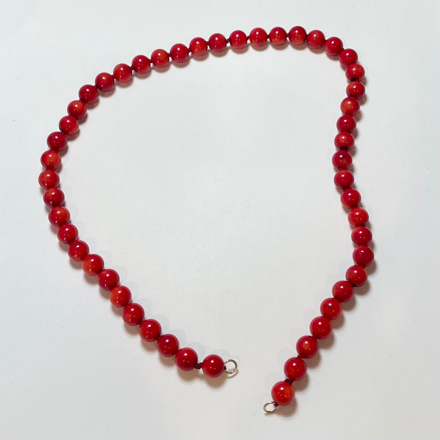 CUSTOMIZABLE red coral strand