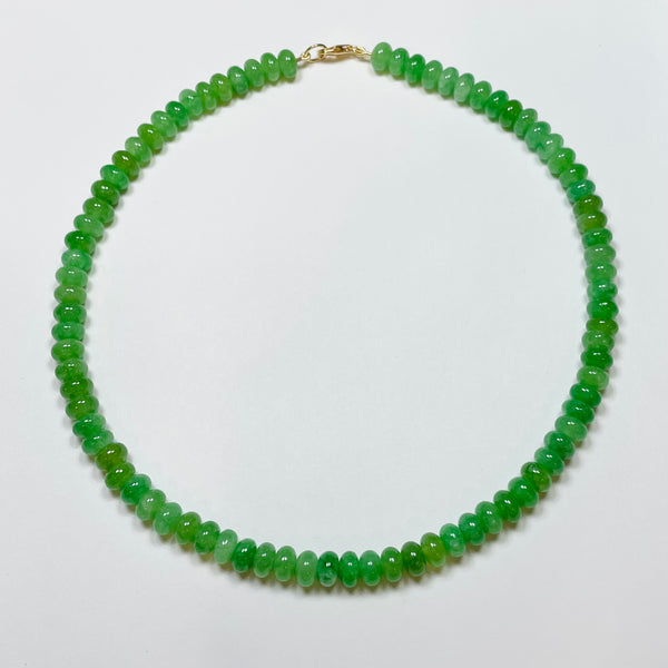 sour apple jade candy necklace
