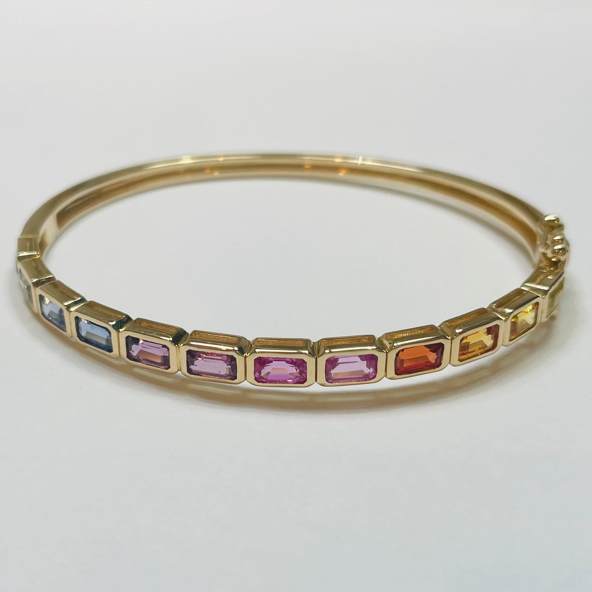 rainbow sapphire bangle