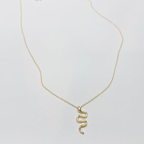 gold snake necklace