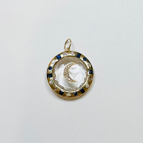 moon dial pendant