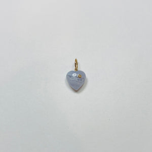 small puffy heart with diamond