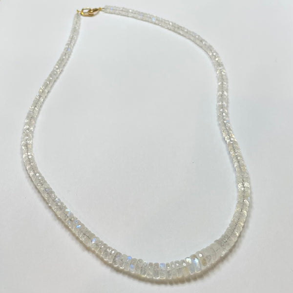 convertible faceted moonstone necklace