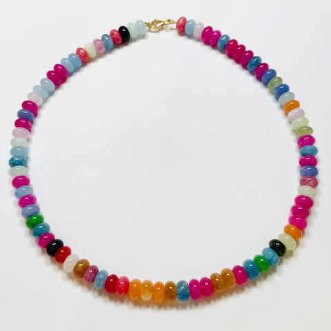rainbow candy necklace
