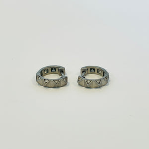 rock-stud huggies