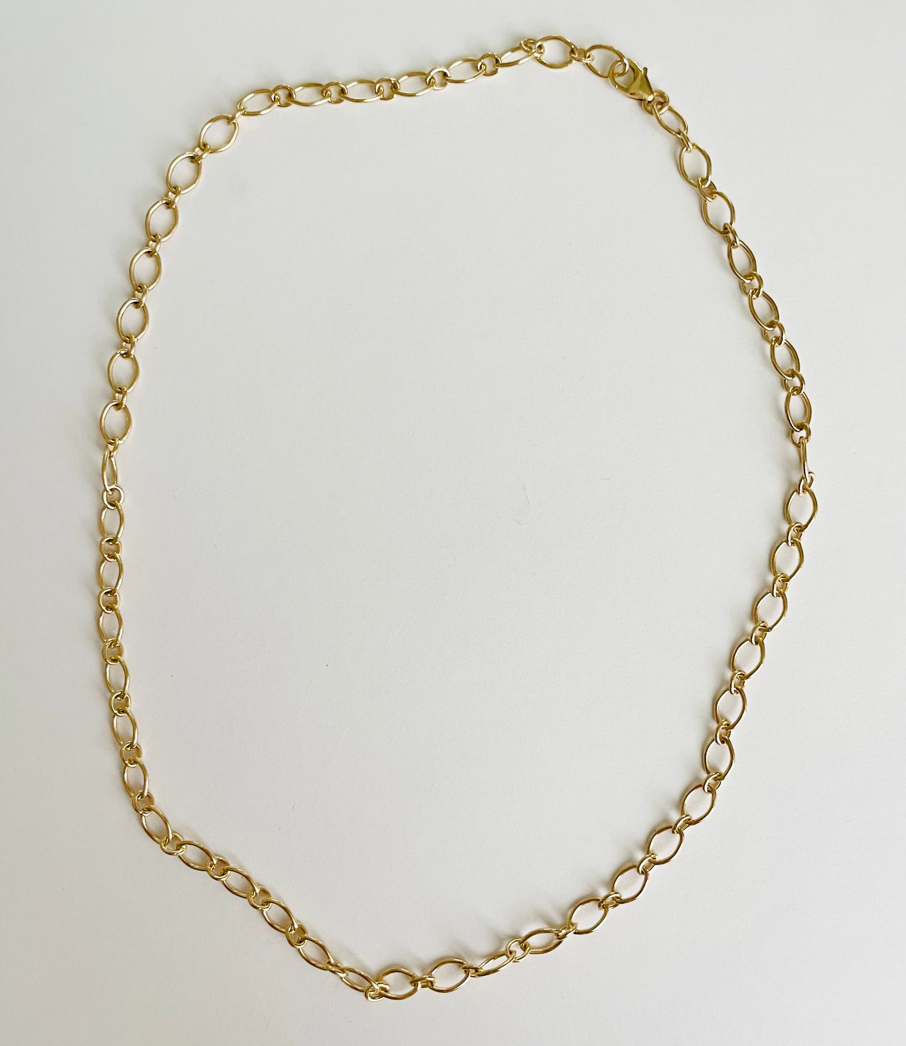 14k gold cable chain