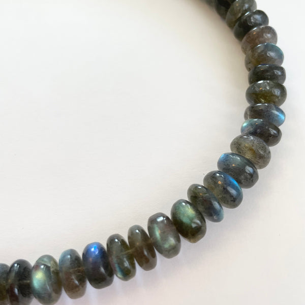 thick labradorite candy necklace