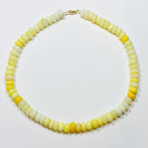 lemon opal candy necklace
