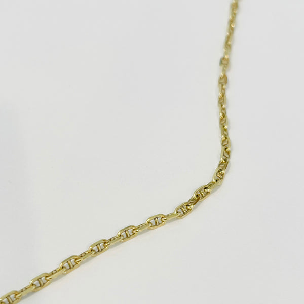 14k gold anchor chain