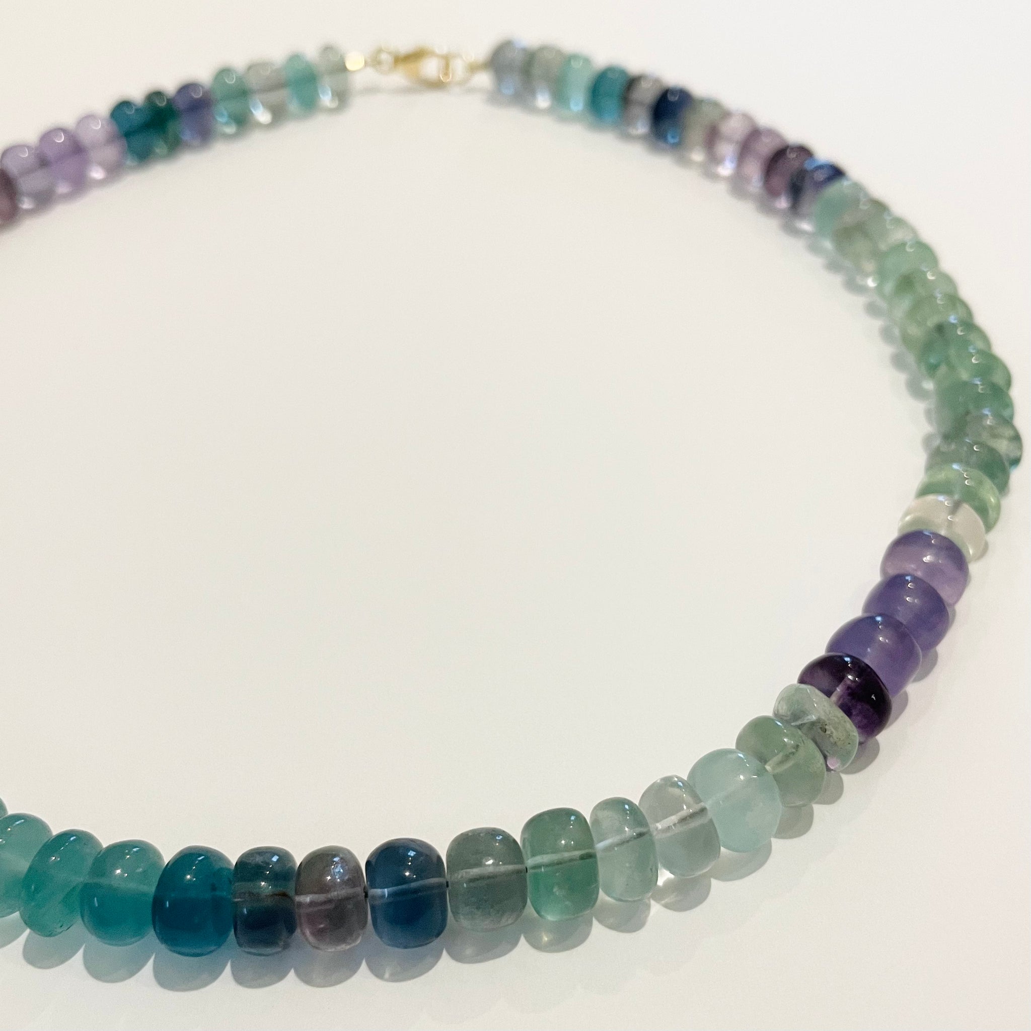 fluorite candy necklace