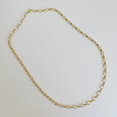14k gold rolo chain