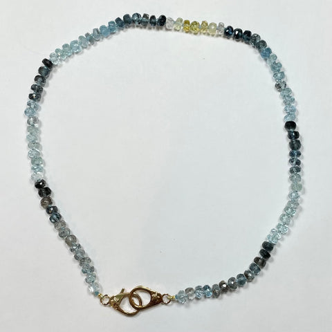 aquamarine handcuff necklace