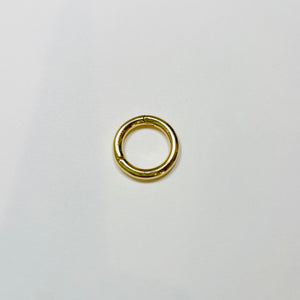 gold round connector, 5/8 in