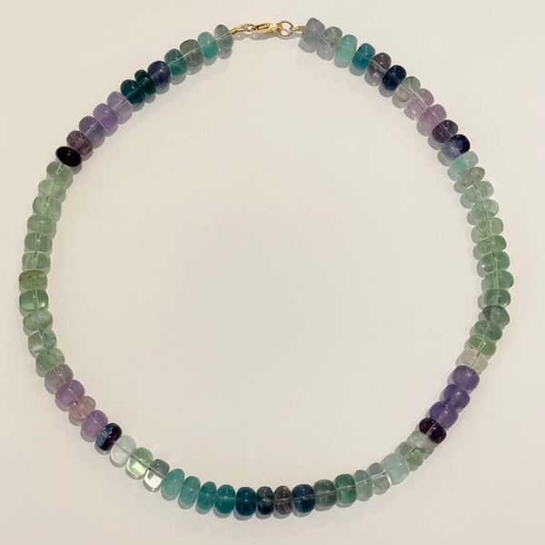 fluorite candy necklace