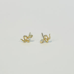 diamond eyes snake studs