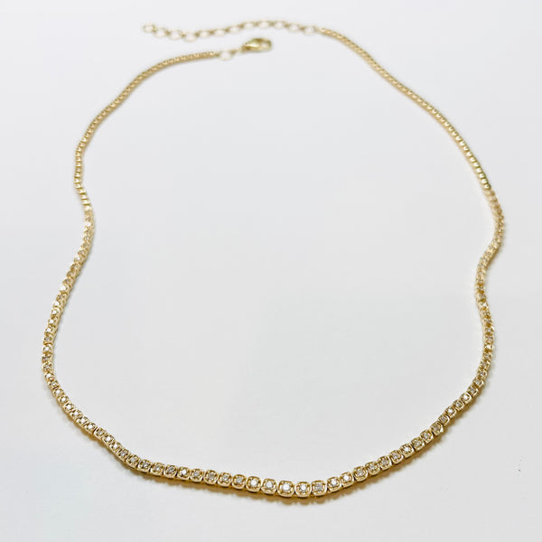 diamond tennis necklace