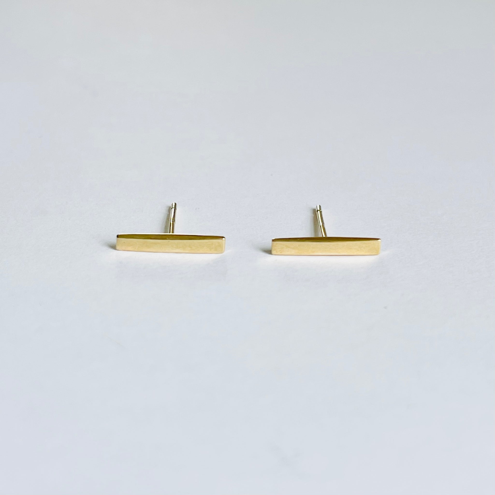 gold bar studs