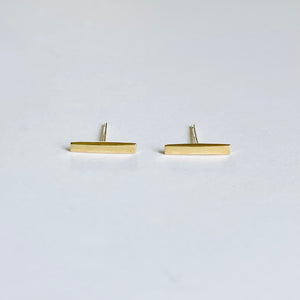 gold bar studs