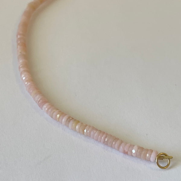 CUSTOMIZABLE pink opal strand