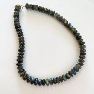 Chunky labradorite candy necklace